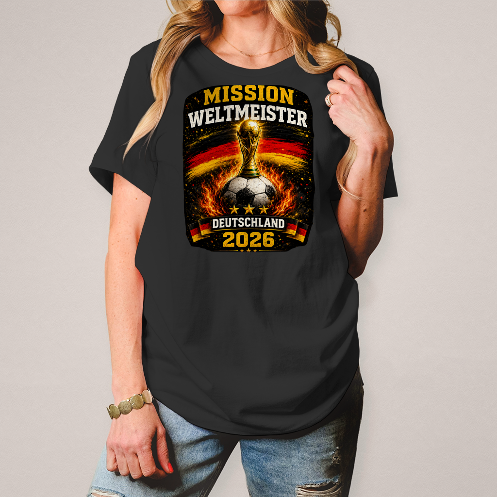 Damen T-Shirt Mission Weltmeister