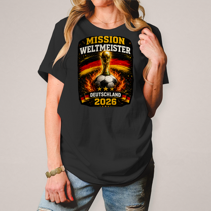 Damen T-Shirt Mission Weltmeister
