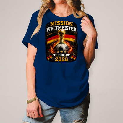 Damen T-Shirt Mission Weltmeister