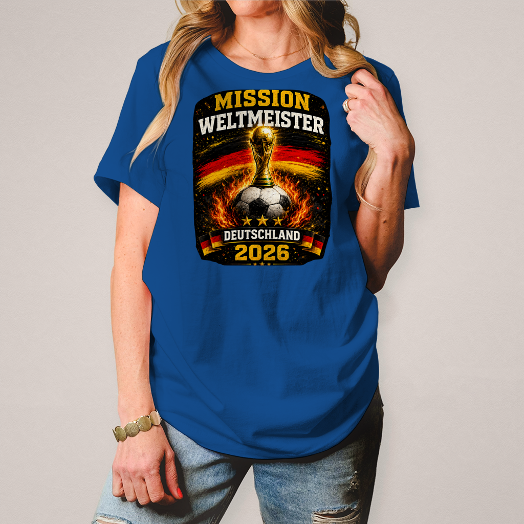 Damen T-Shirt Mission Weltmeister