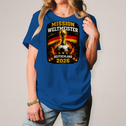Damen T-Shirt Mission Weltmeister