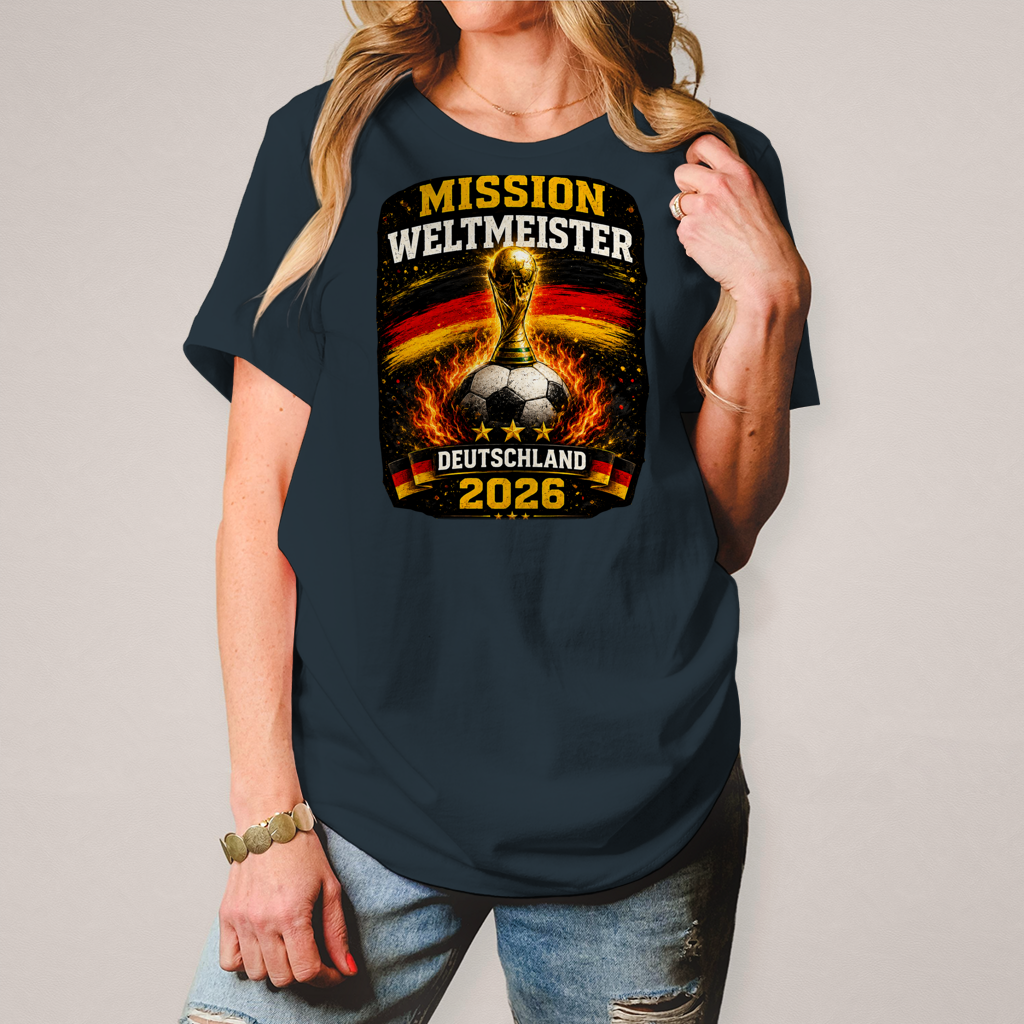 Damen T-Shirt Mission Weltmeister