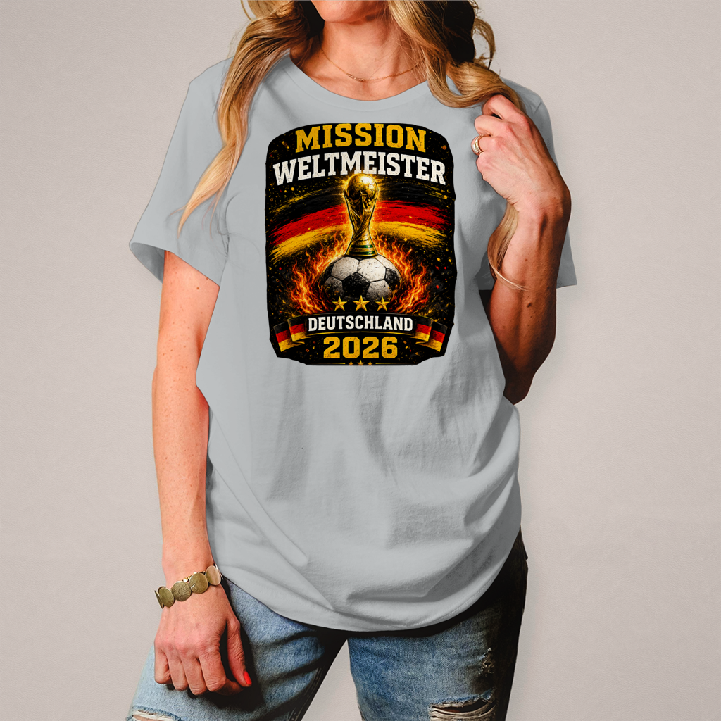 Damen T-Shirt Mission Weltmeister