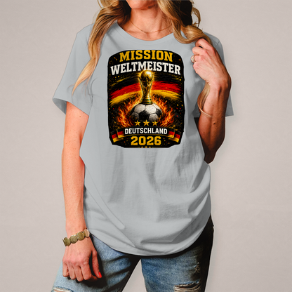 Damen T-Shirt Mission Weltmeister