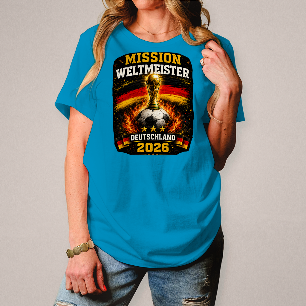 Damen T-Shirt Mission Weltmeister