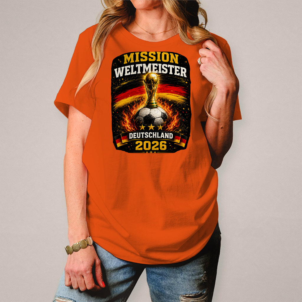 Damen T-Shirt Mission Weltmeister