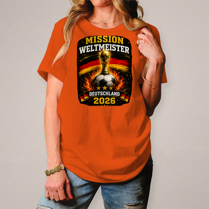Damen T-Shirt Mission Weltmeister
