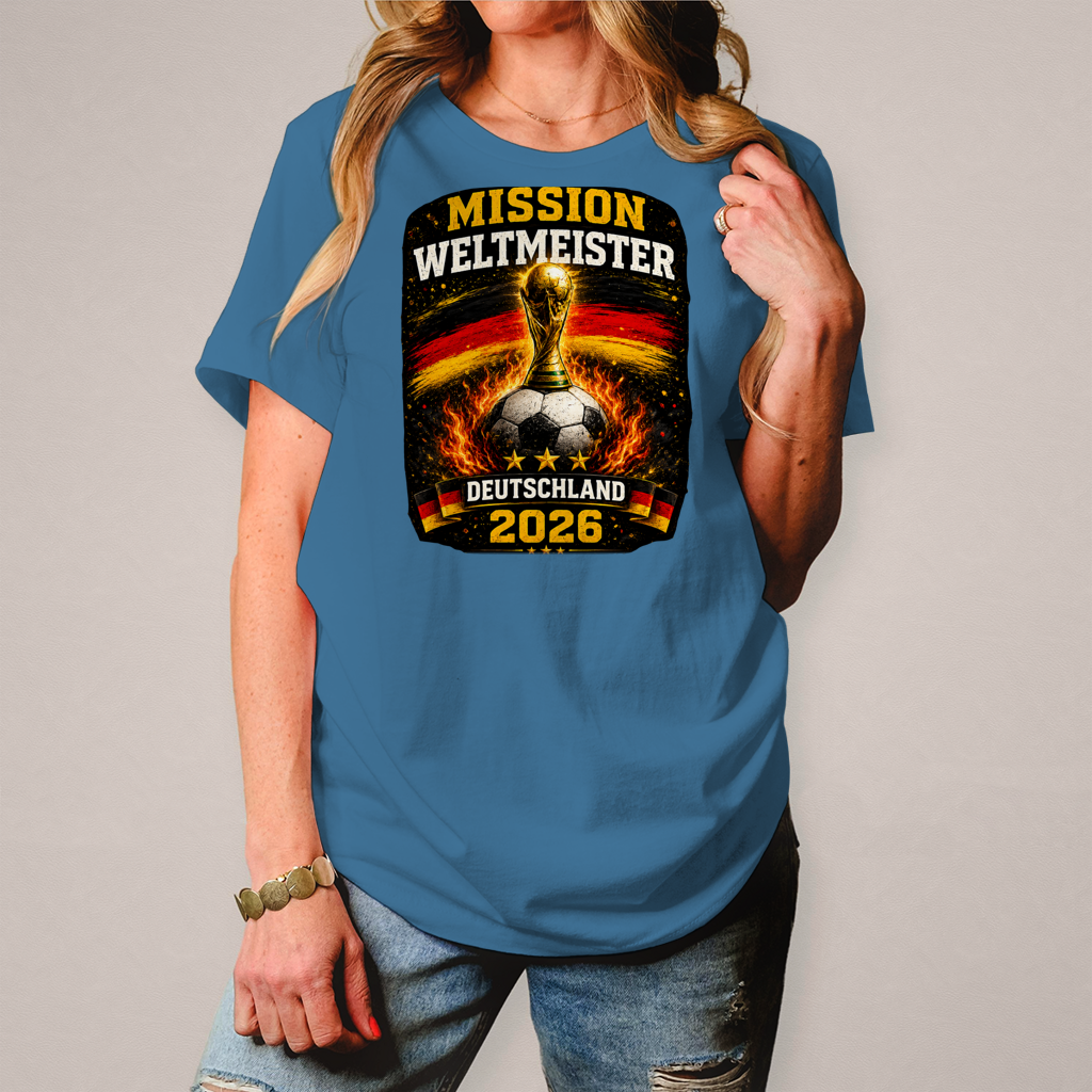 Damen T-Shirt Mission Weltmeister