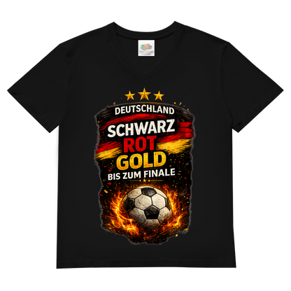 Herren Basic V-Neck T-Shirt Deutschland bis zum Finale