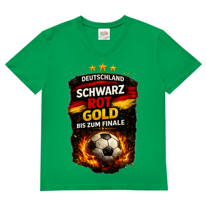 Herren Basic V-Neck T-Shirt Deutschland bis zum Finale