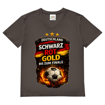 Herren Basic V-Neck T-Shirt Deutschland bis zum Finale
