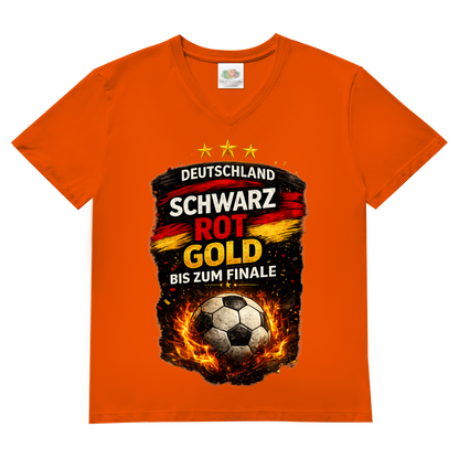 Herren Basic V-Neck T-Shirt Deutschland bis zum Finale