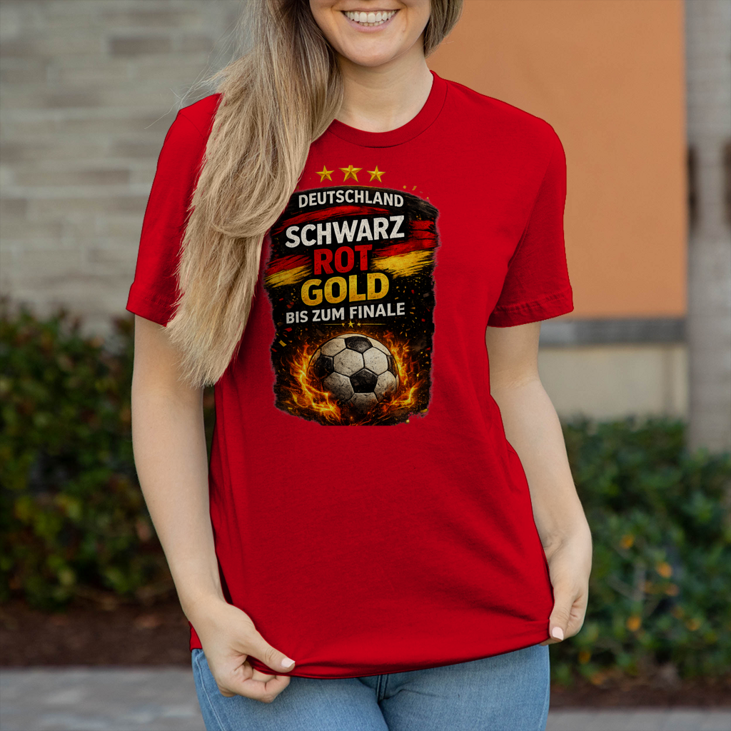 Damen T-Shirt Deutschland bis zum Finale