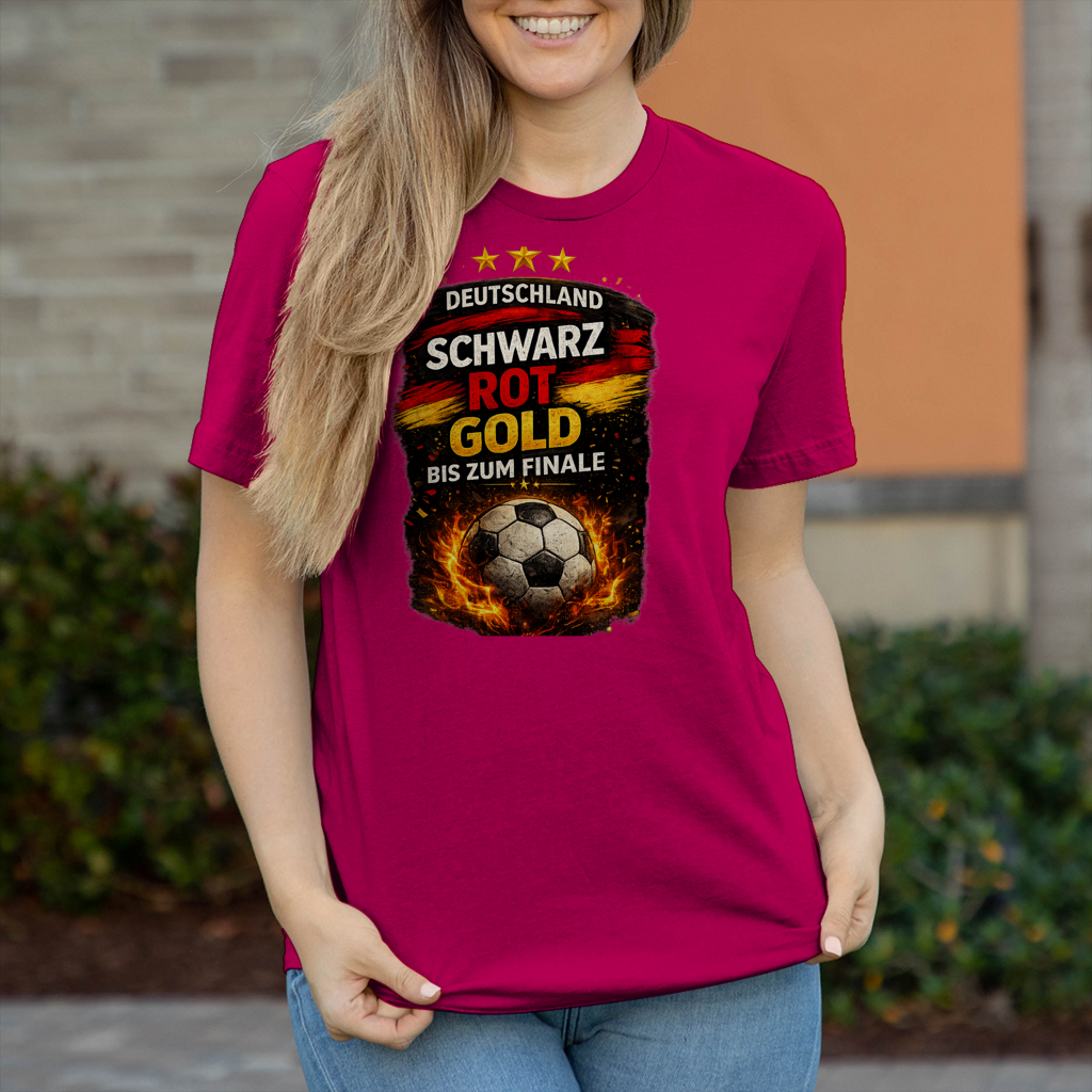 Damen T-Shirt Deutschland bis zum Finale