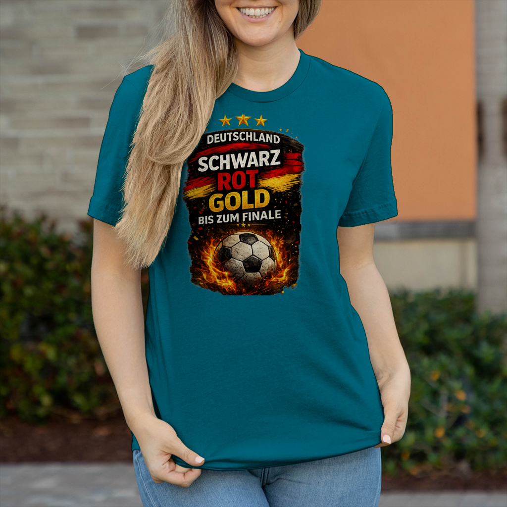 Damen T-Shirt Deutschland bis zum Finale