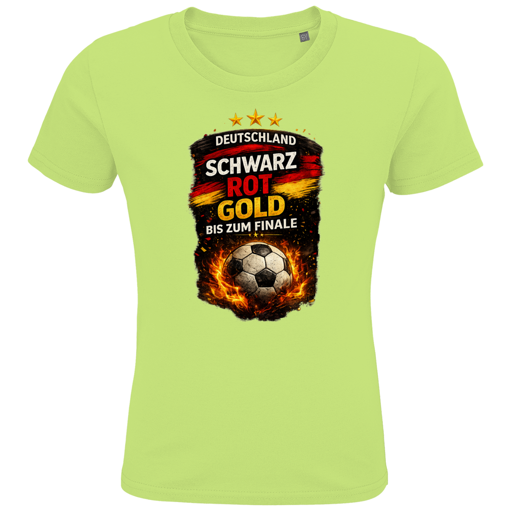 Kids Premium Bio T-Shirt Deutschland bis zum Finale