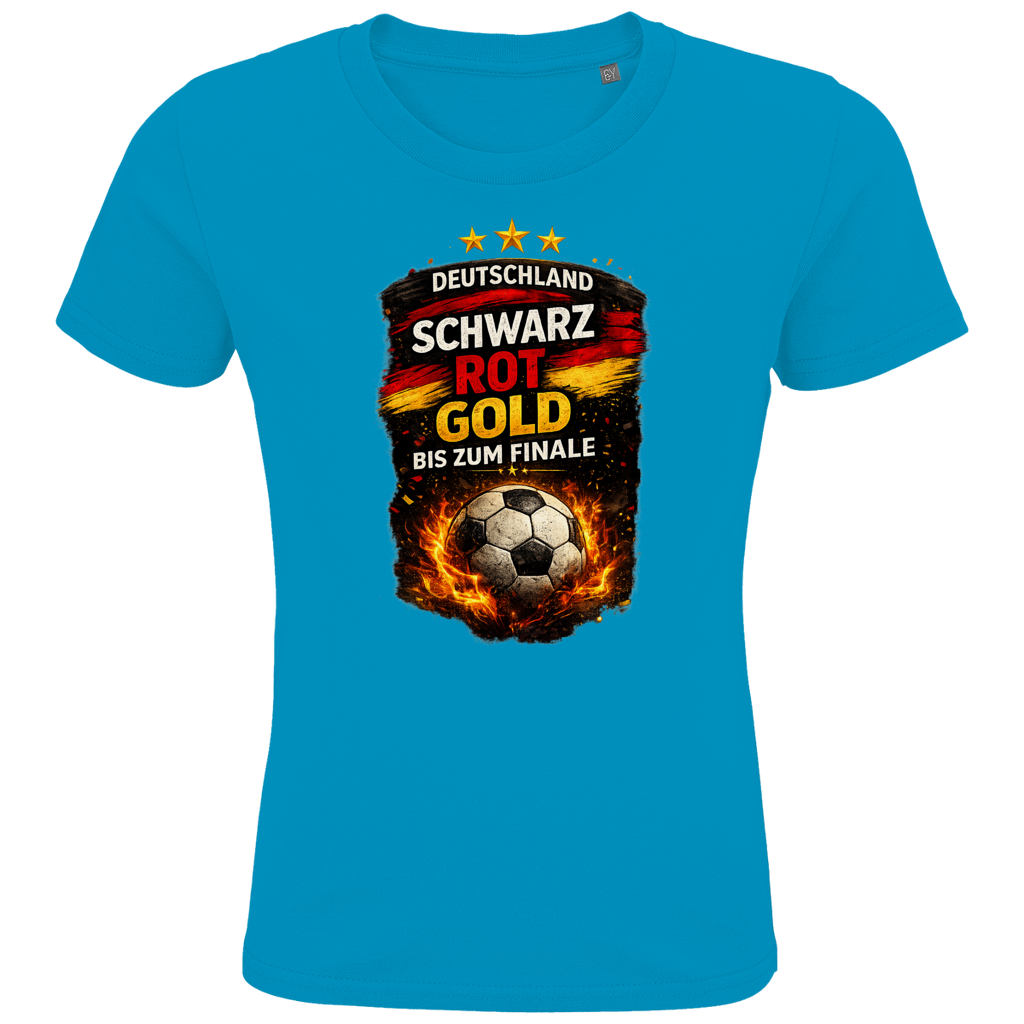 Kids Premium Bio T-Shirt Deutschland bis zum Finale