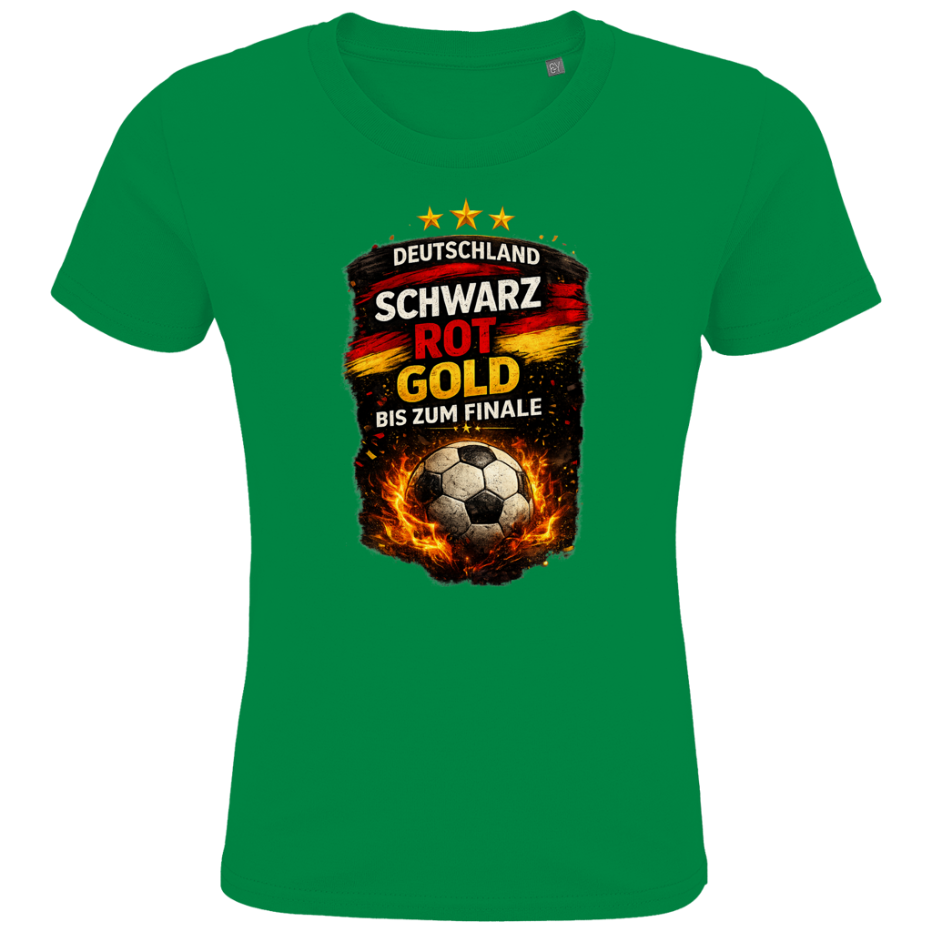 Kids Premium Bio T-Shirt Deutschland bis zum Finale