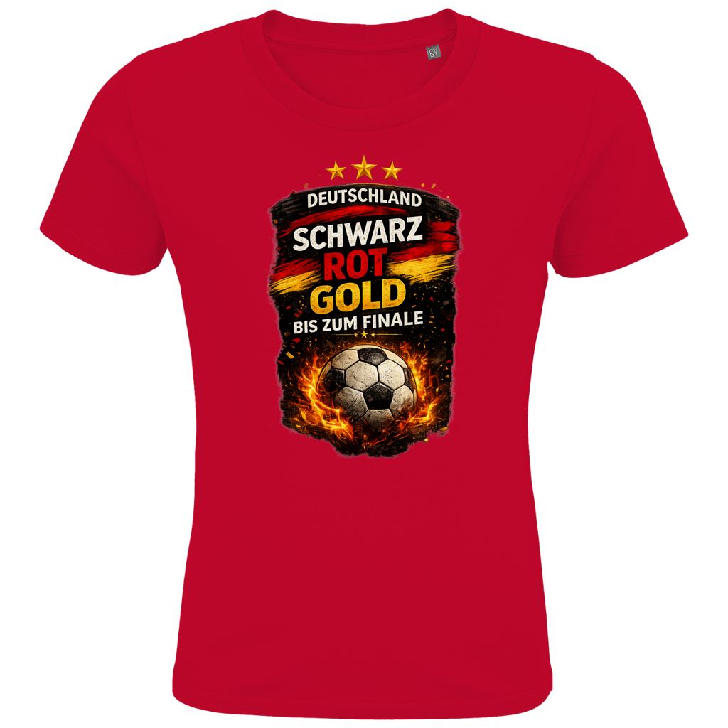 Kids Premium Bio T-Shirt Deutschland bis zum Finale