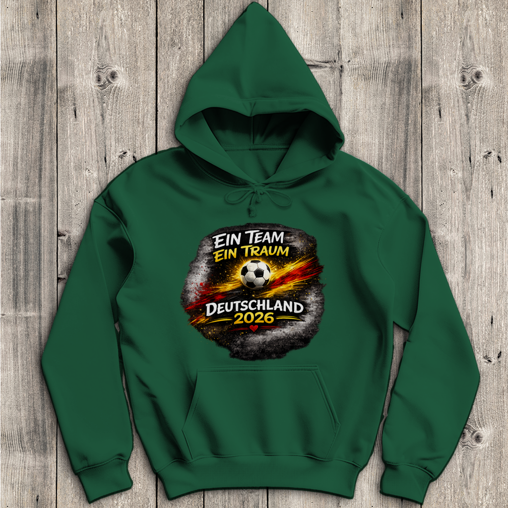 Herren Hoodie Ein Team, Ein Traum