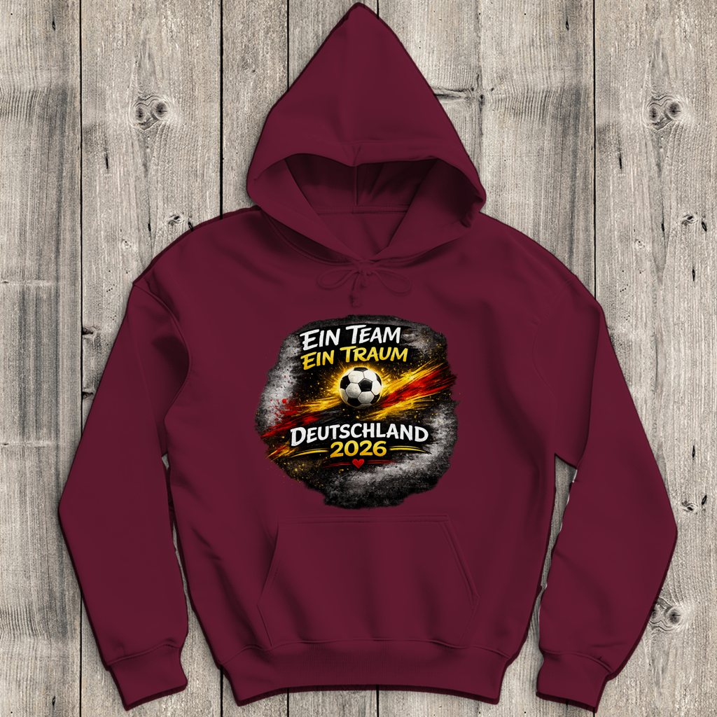 Herren Hoodie Ein Team, Ein Traum