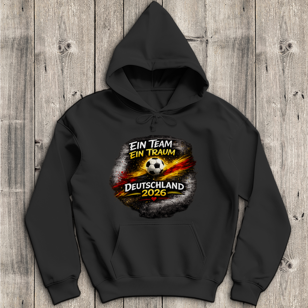 Herren Hoodie Ein Team, Ein Traum