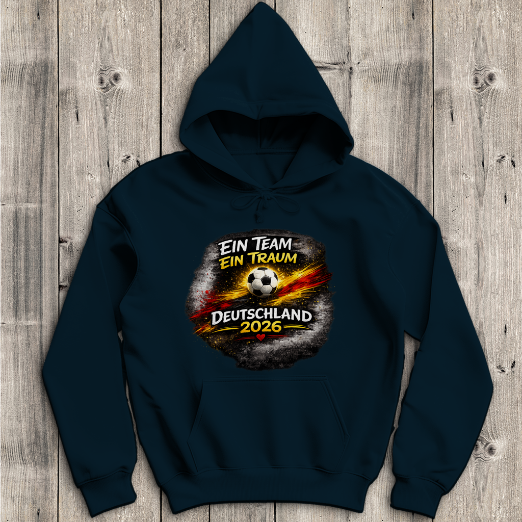Herren Hoodie Ein Team, Ein Traum