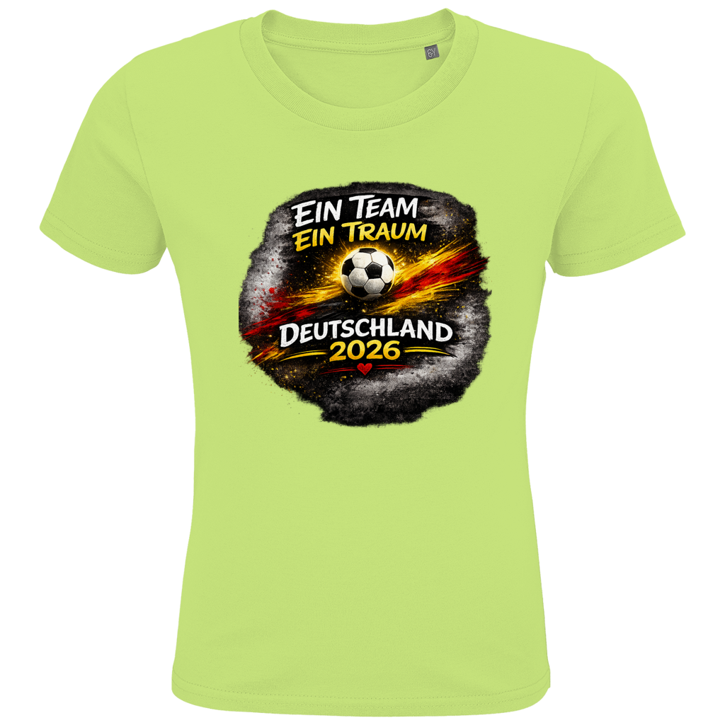 Kids Premium Bio T-Shirt Ein Team, Ein Traum