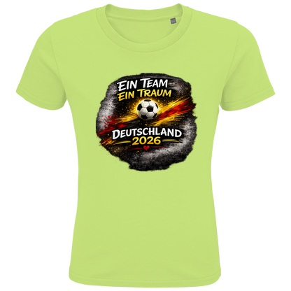 Kids Premium Bio T-Shirt Ein Team, Ein Traum