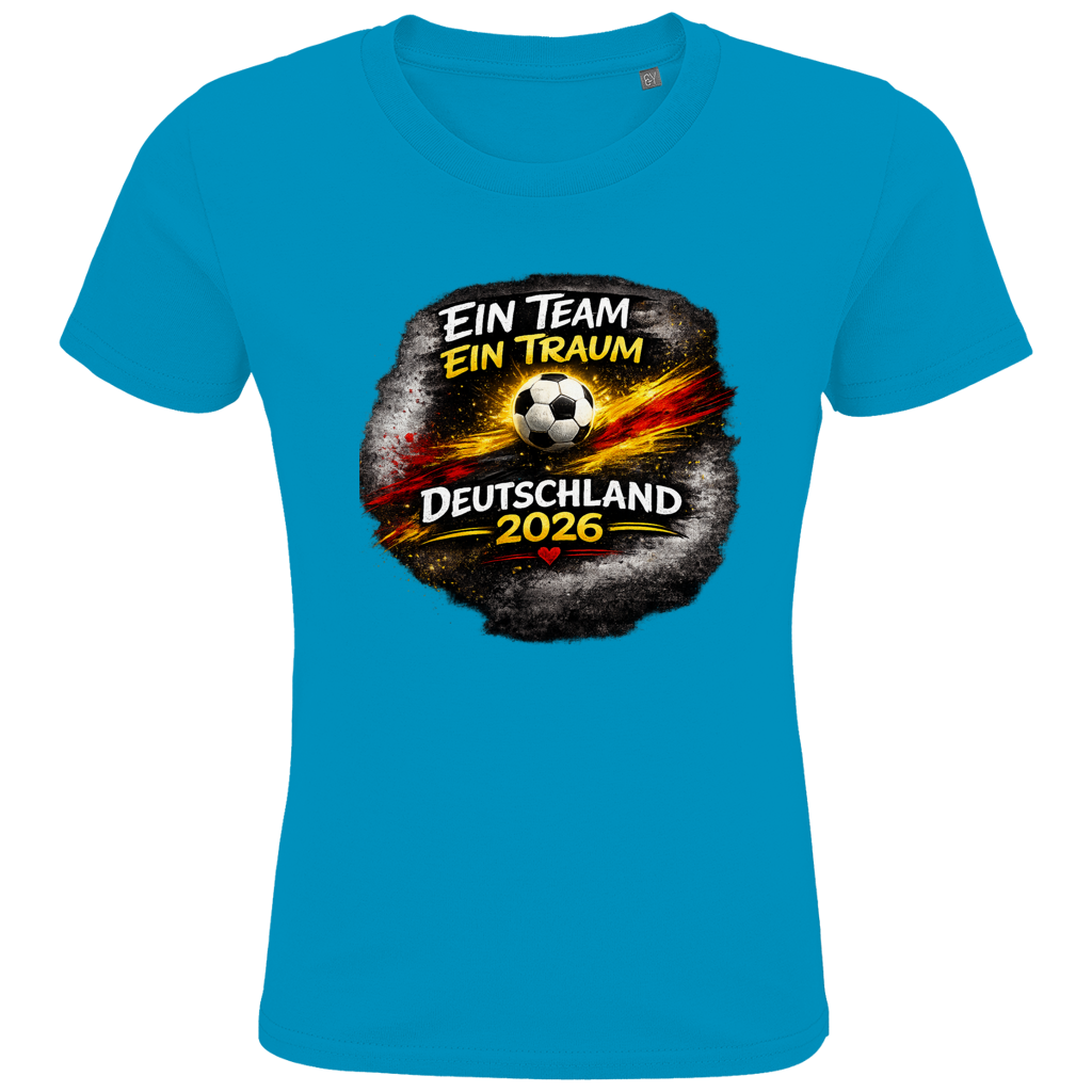 Kids Premium Bio T-Shirt Ein Team, Ein Traum