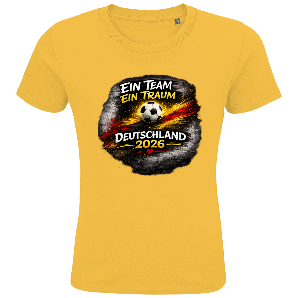 Kids Premium Bio T-Shirt Ein Team, Ein Traum