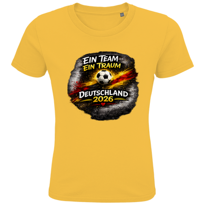 Kids Premium Bio T-Shirt Ein Team, Ein Traum