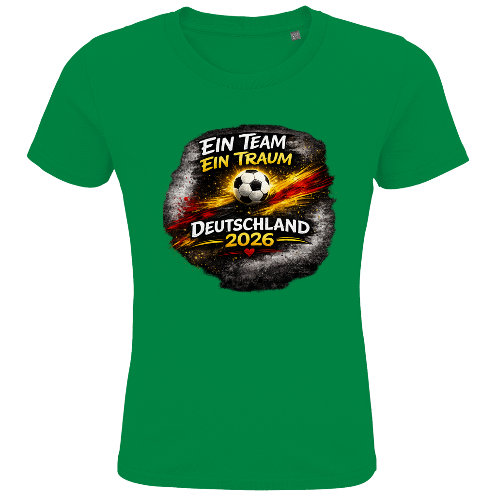 Kids Premium Bio T-Shirt Ein Team, Ein Traum