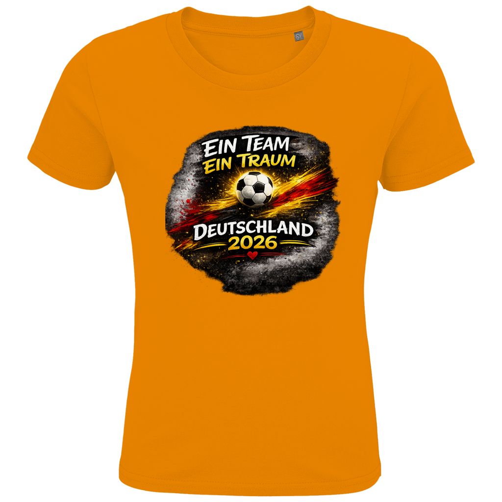 Kids Premium Bio T-Shirt Ein Team, Ein Traum