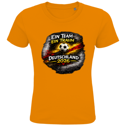 Kids Premium Bio T-Shirt Ein Team, Ein Traum