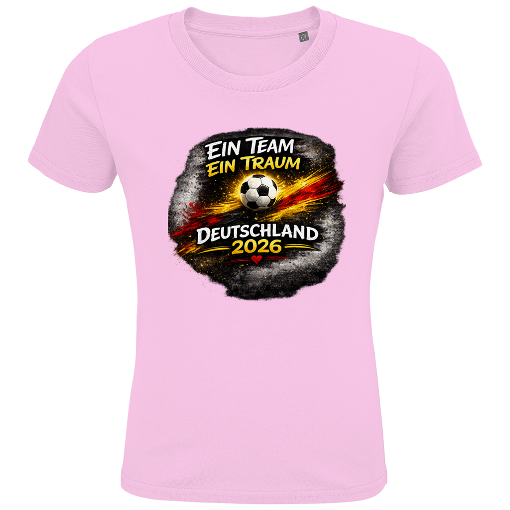 Kids Premium Bio T-Shirt Ein Team, Ein Traum