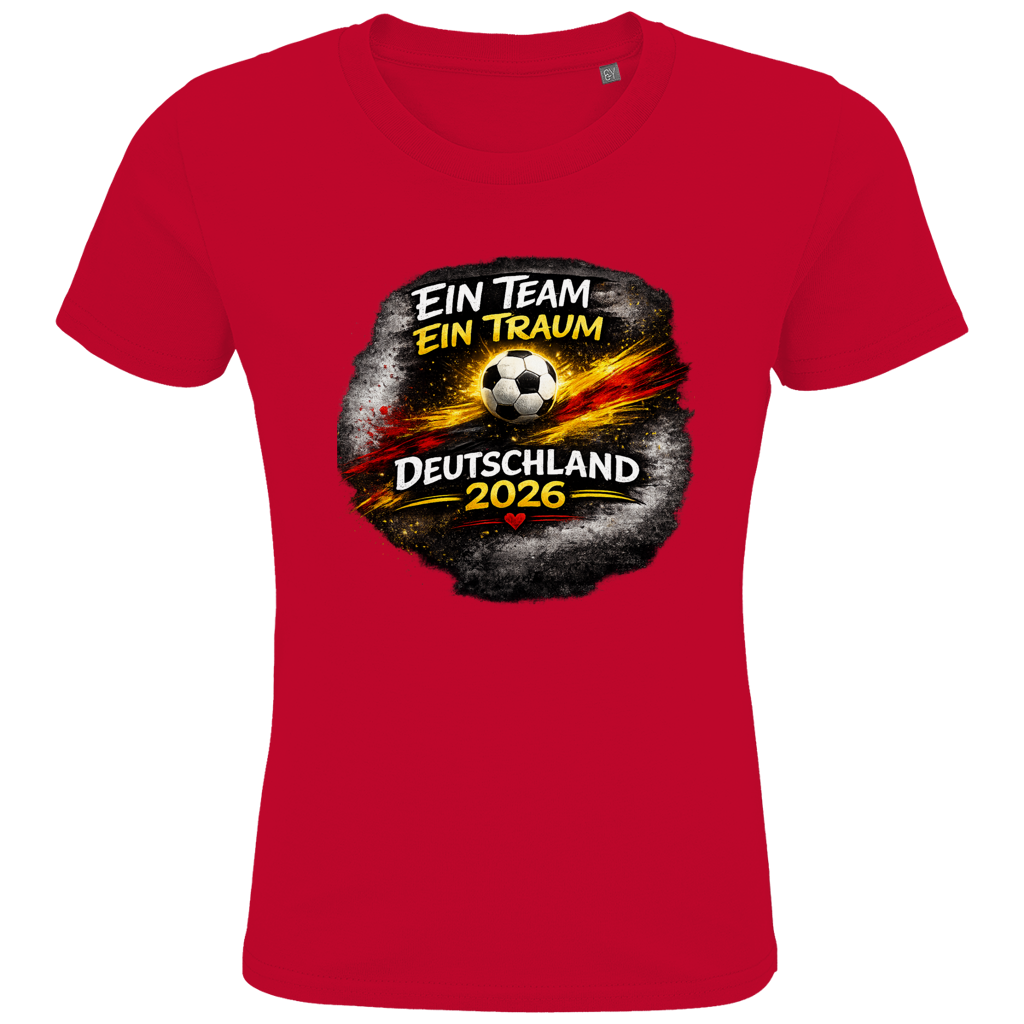 Kids Premium Bio T-Shirt Ein Team, Ein Traum