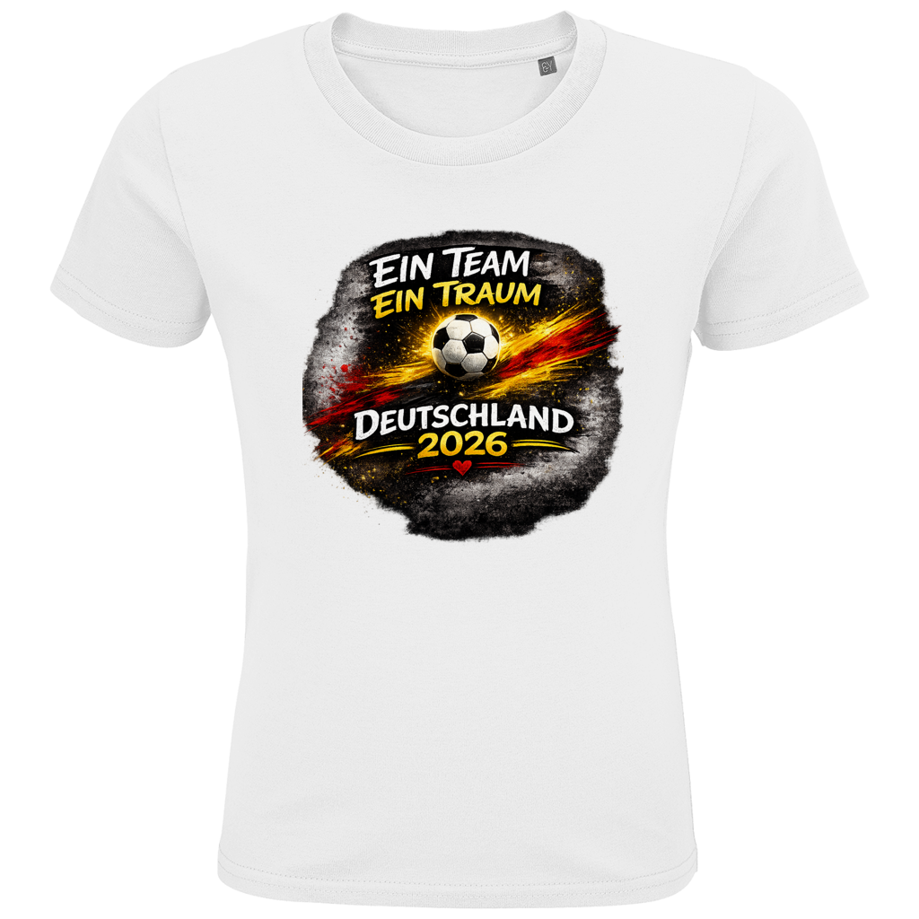 Kids Premium Bio T-Shirt Ein Team, Ein Traum