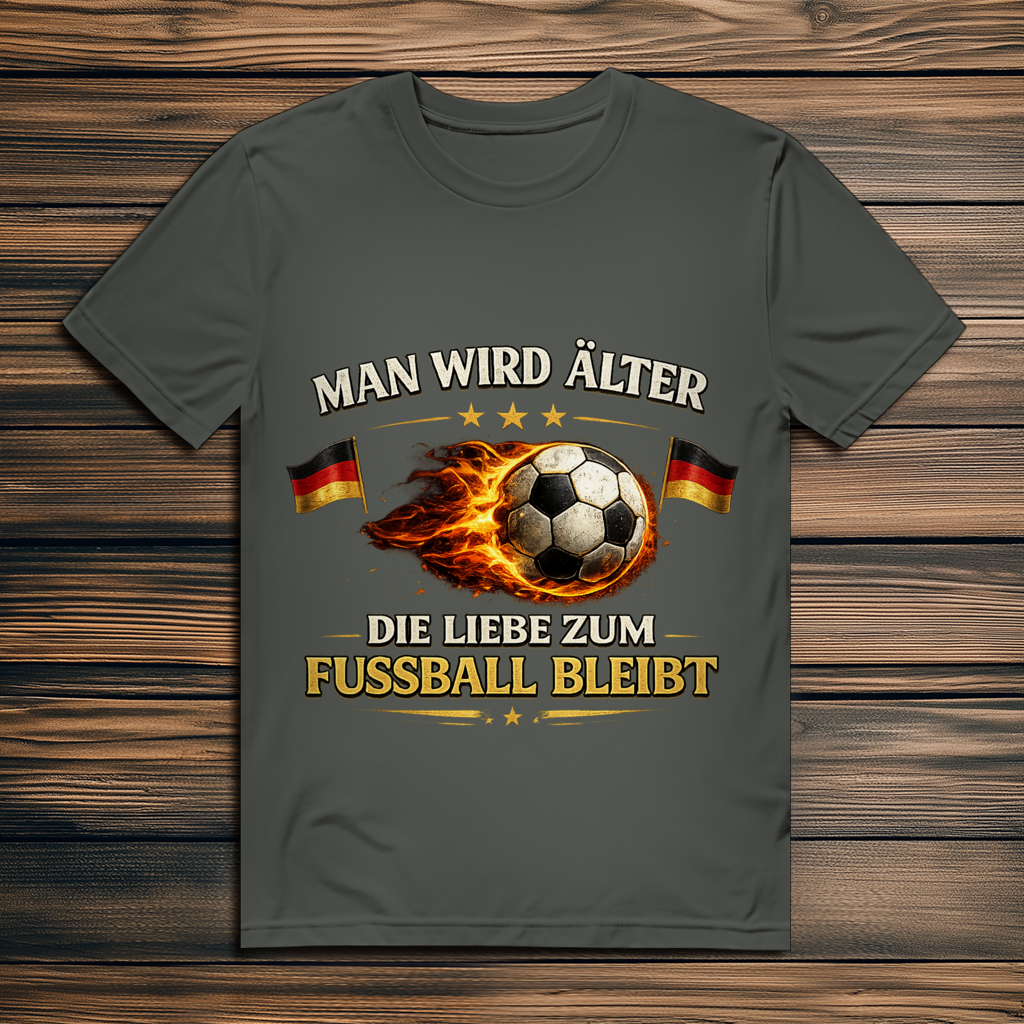 Herren Premium Bio T-Shirt Man wird älter
