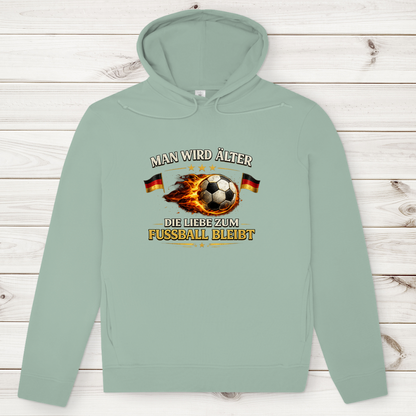 Herren Premium Bio Hoodie Man wird älter