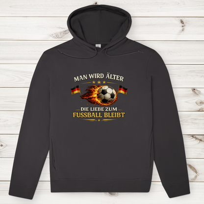 Herren Premium Bio Hoodie Man wird älter