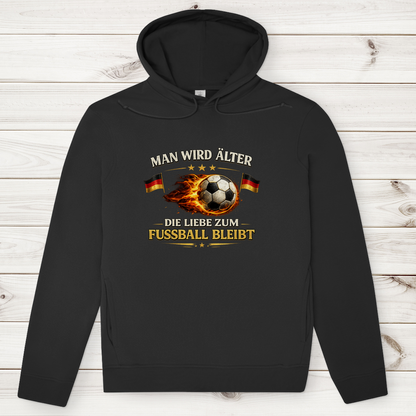 Herren Premium Bio Hoodie Man wird älter
