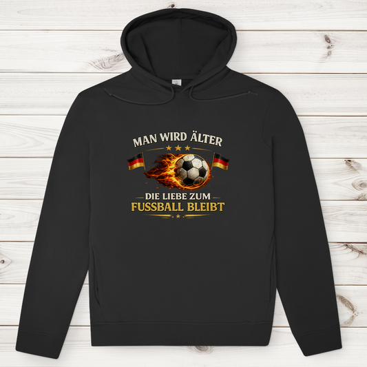 Herren Premium Bio Hoodie Man wird älter