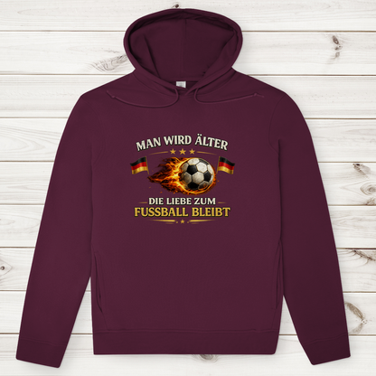 Herren Premium Bio Hoodie Man wird älter