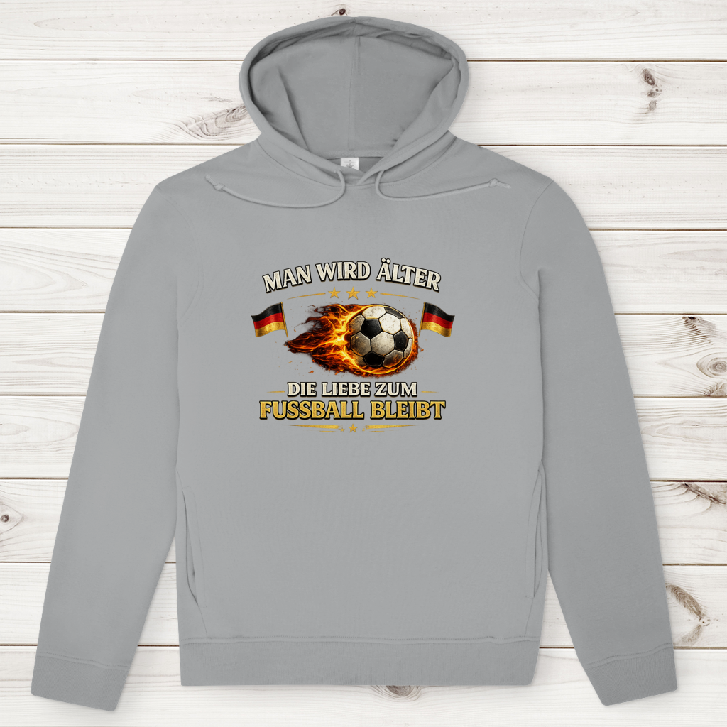 Herren Premium Bio Hoodie Man wird älter