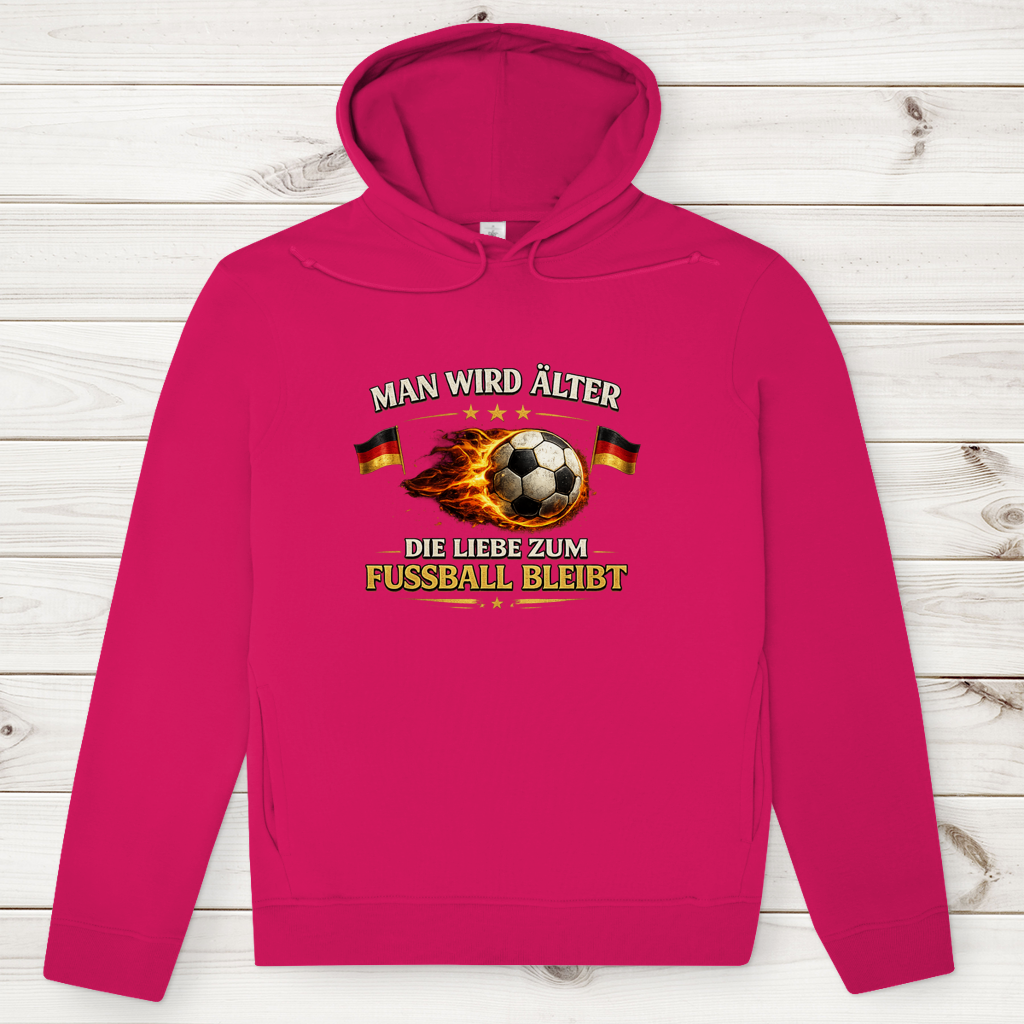 Herren Premium Bio Hoodie Man wird älter