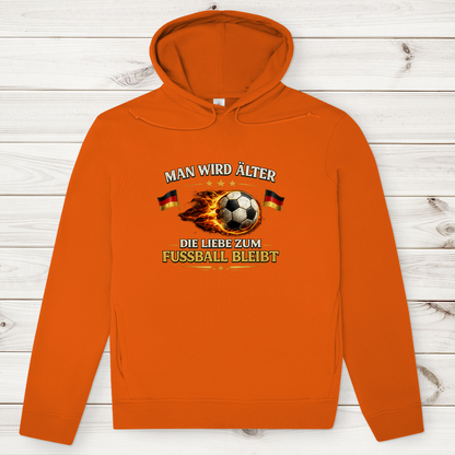 Herren Premium Bio Hoodie Man wird älter