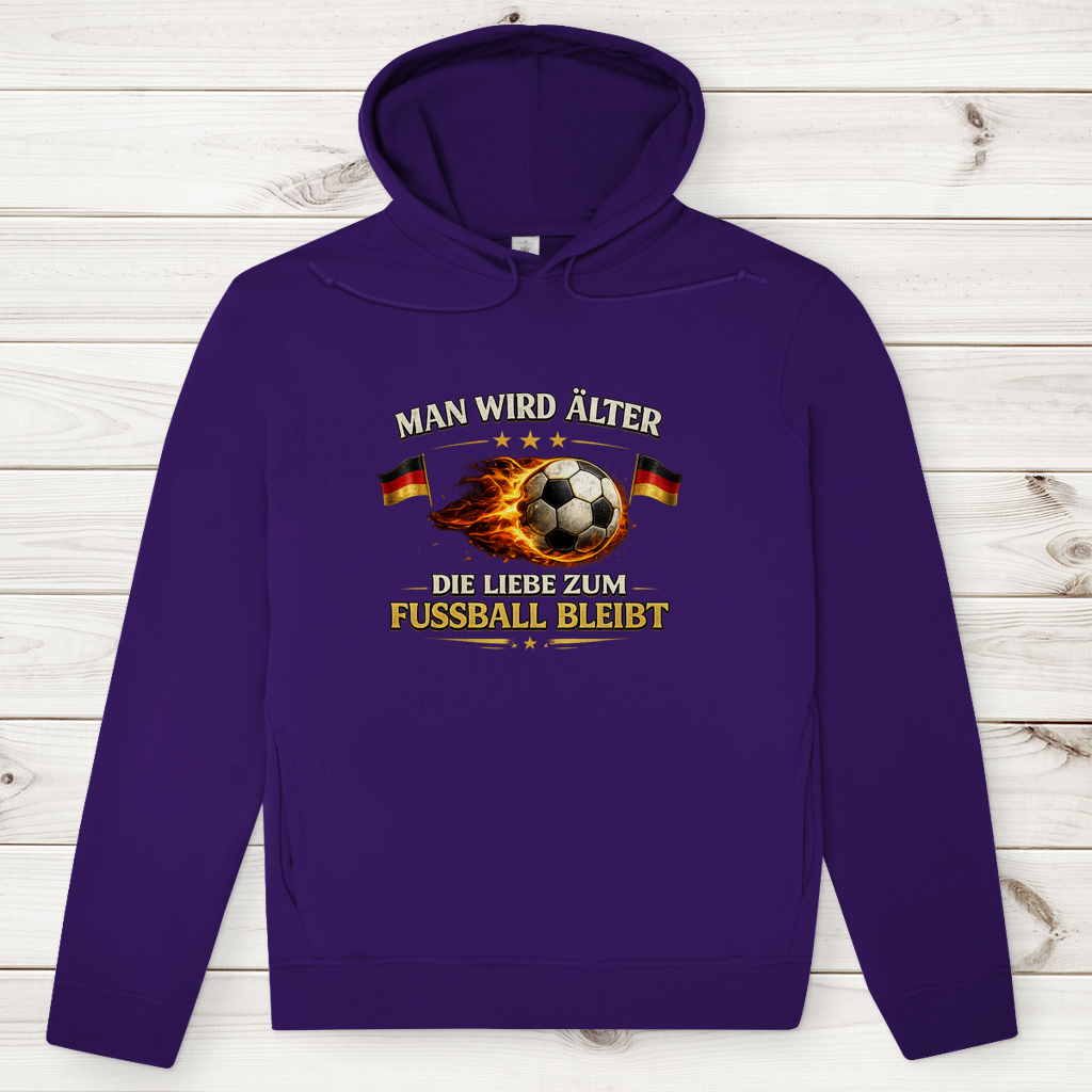 Herren Premium Bio Hoodie Man wird älter