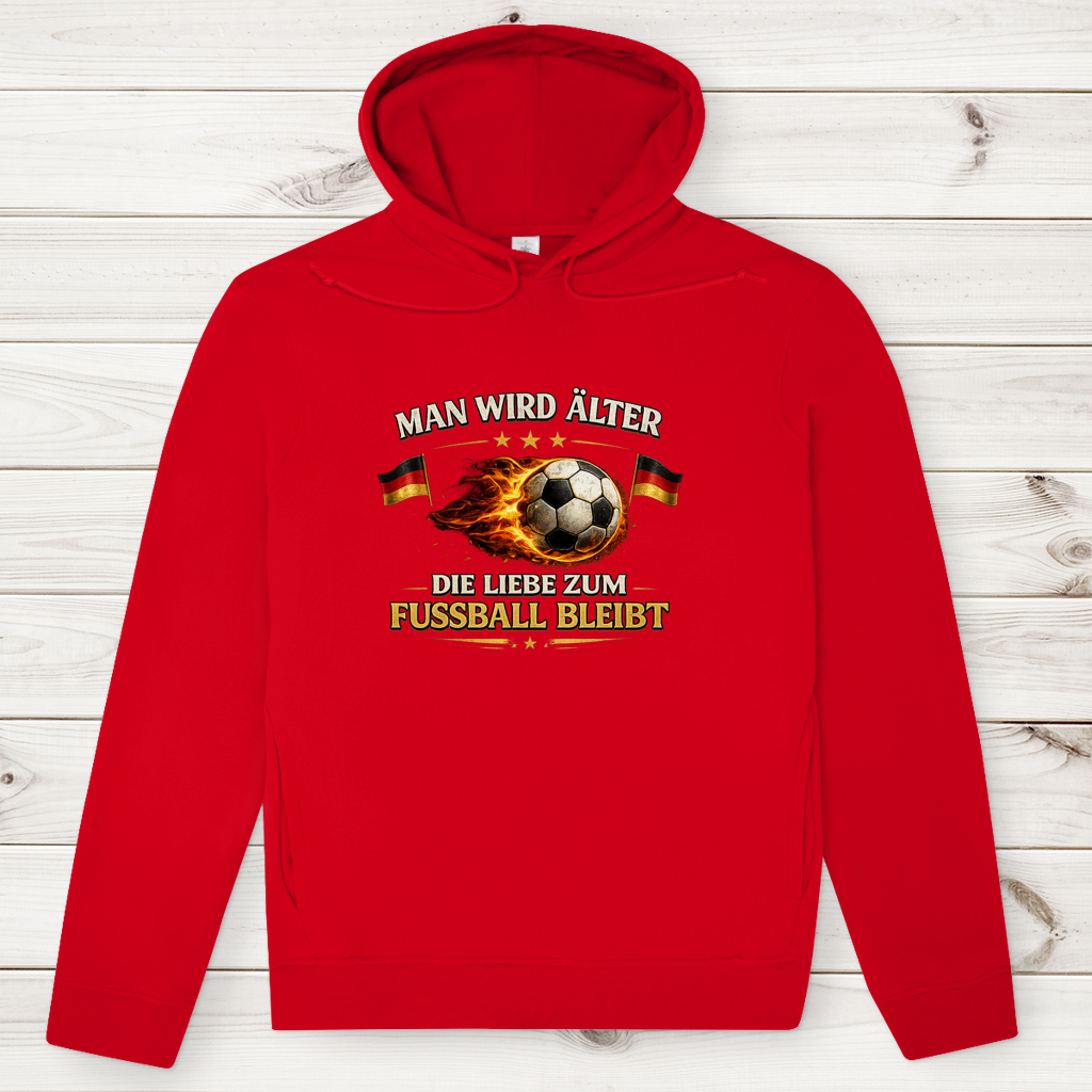 Herren Premium Bio Hoodie Man wird älter