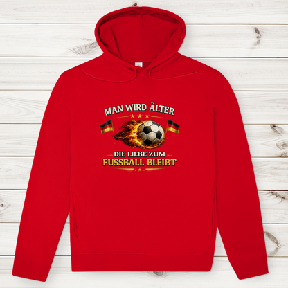 Herren Premium Bio Hoodie Man wird älter
